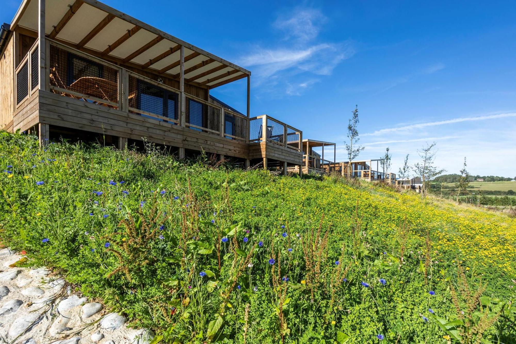 Camping Domaine Saane Et Mer Quiberville Exterior foto